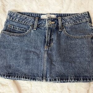Hollister Blue Denim Skirt